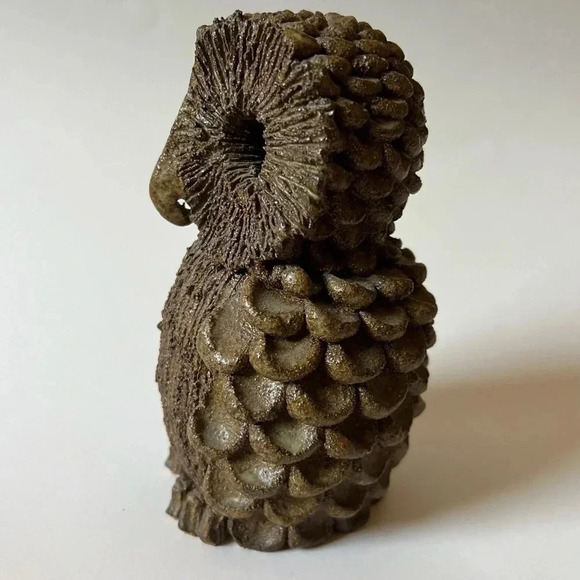 Sarah Darcy Ceramics Studio Pottery Stoneware Ceramic Owl 5” - Picture 5 of 6